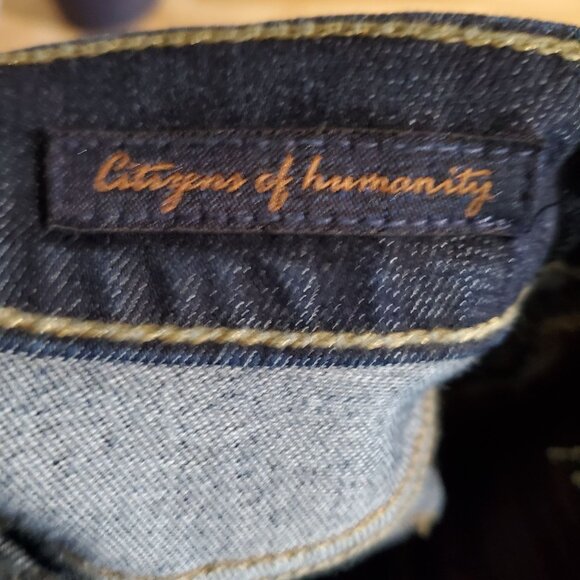 Citizens Of Humanity Jeans Womens 27 Blue Dita Petite Bootcut Stretch Denim - Picture 3 of 15